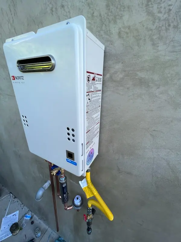 Tankless water heater installation for Bay Wood homes